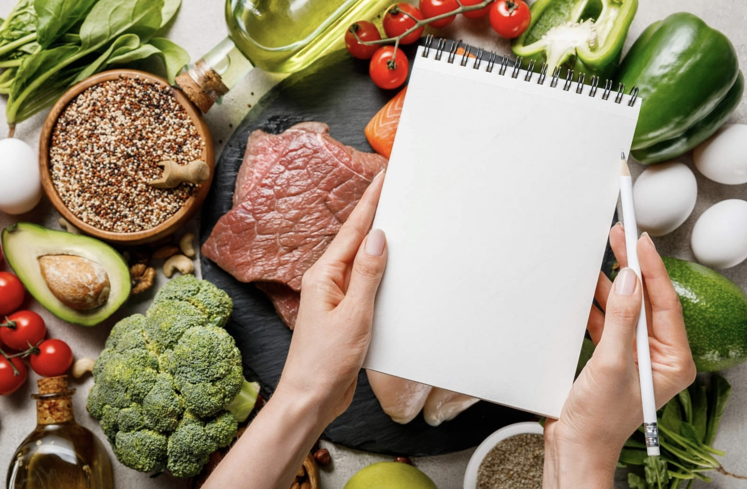 Cibo fresco e colorato, frutta e verdura